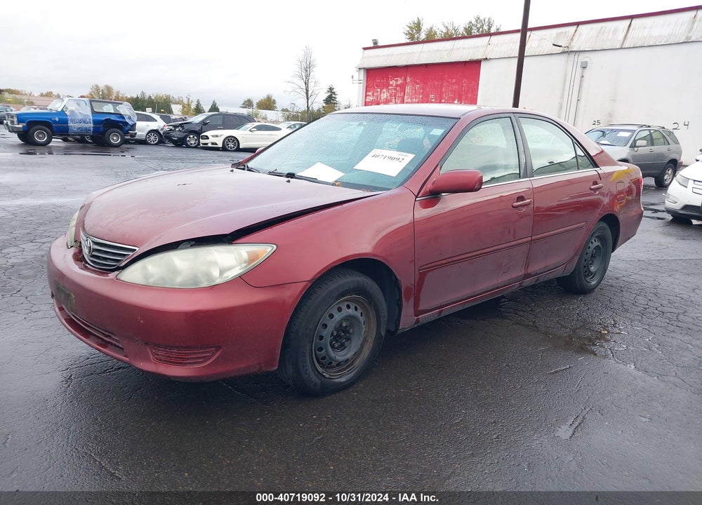 2005 TOYOTA CAMRY LE VIN: 4T1BE30K25U388180