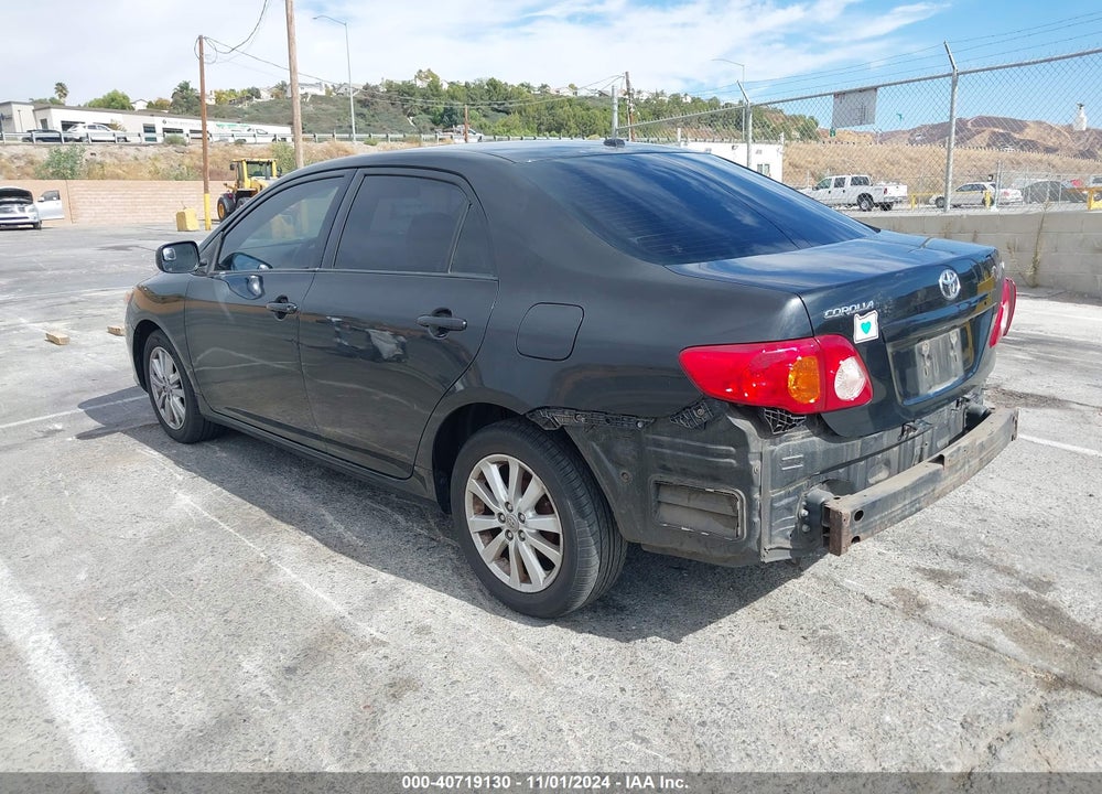 2009 TOYOTA COROLLA LE VIN: JTDBL40E19J007923