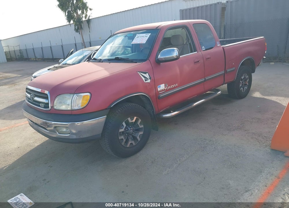 2001 TOYOTA TUNDRA SR5 V8 VIN: 5TBRT34101S176198