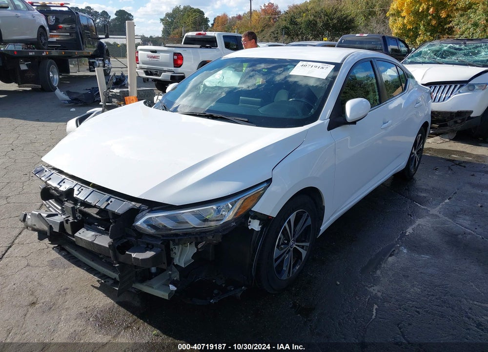 2021 NISSAN SENTRA SV XTRONIC CVT VIN: 3N1AB8CV9MY299376
