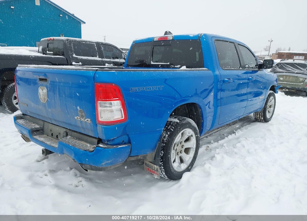 2022 RAM 1500 BIG HORN 4X4 5'7 BOX VIN: 1C6SRFFT2NN381791