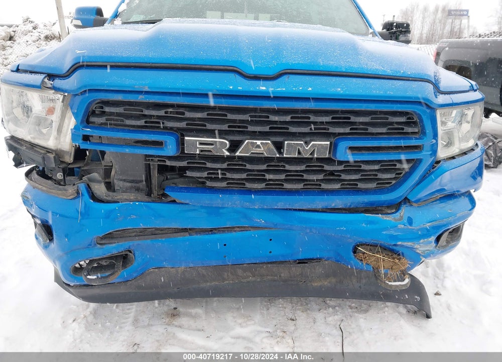 2022 RAM 1500 BIG HORN 4X4 5'7 BOX VIN: 1C6SRFFT2NN381791