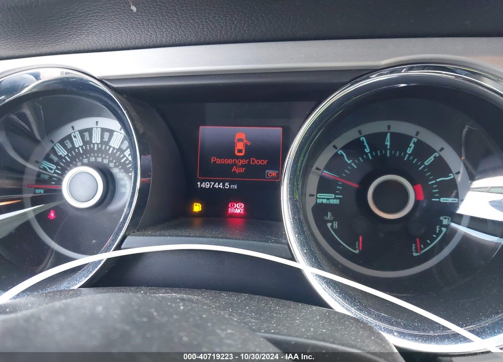2013 FORD MUSTANG V6 PREMIUM VIN: 1ZVBP8AM1D5262491
