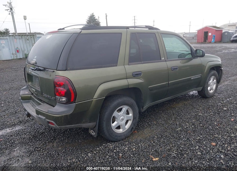 2002 CHEVROLET TRAILBLAZER LS VIN: 1GNDT13S322149402