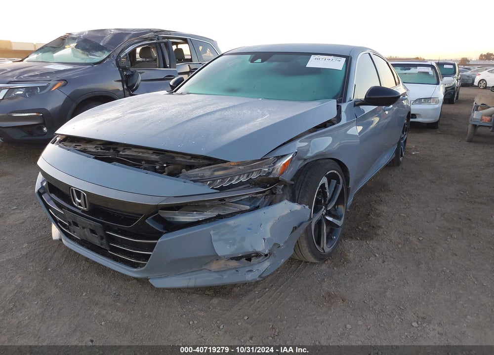 2021 HONDA ACCORD SPORT VIN: 1HGCV1F3XMA110352
