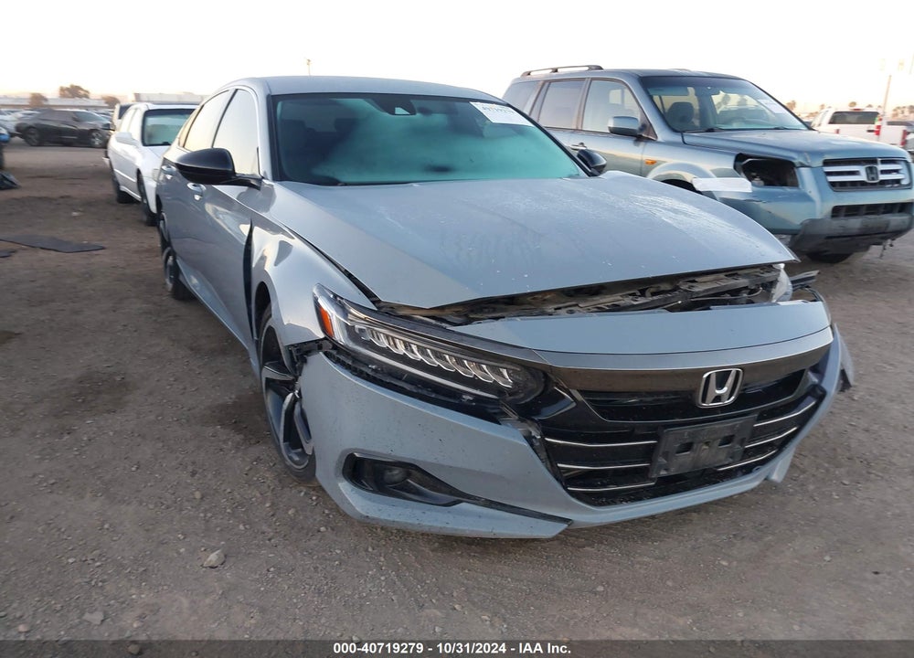 2021 HONDA ACCORD SPORT VIN: 1HGCV1F3XMA110352