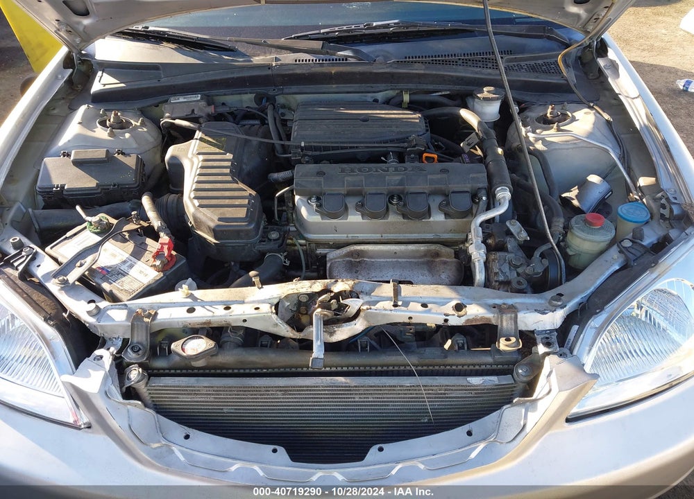 2003 HONDA CIVIC LX VIN: 1HGEM22543L083788