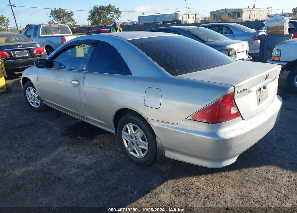 2003 HONDA CIVIC LX VIN: 1HGEM22543L083788