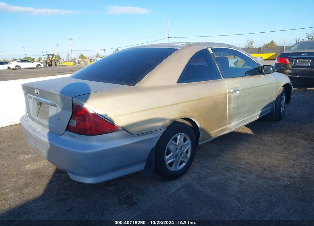 2003 HONDA CIVIC LX VIN: 1HGEM22543L083788