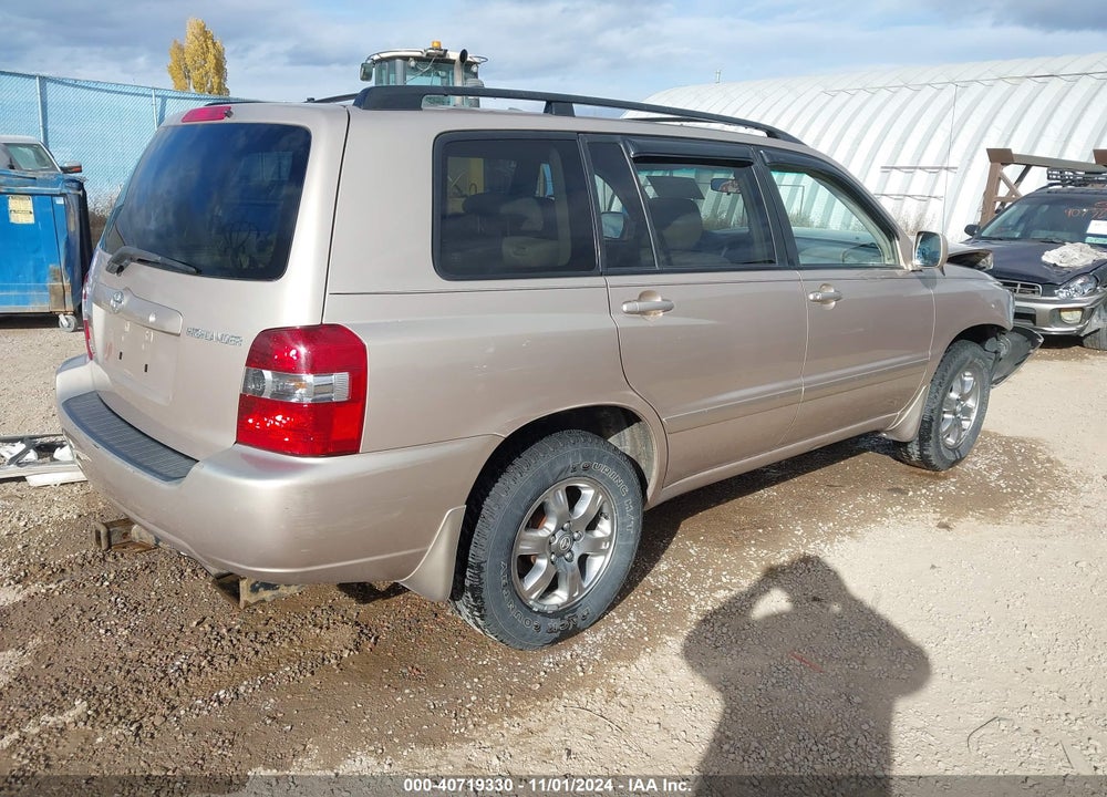 2005 TOYOTA HIGHLANDER V6 VIN: JTEEP21A350101752