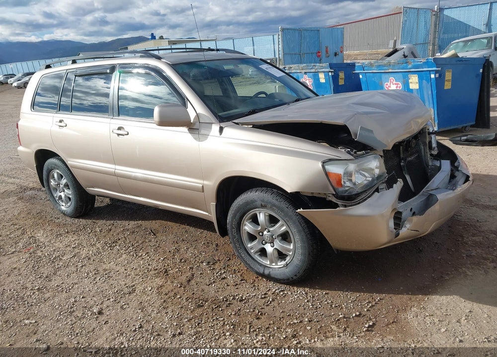 2005 TOYOTA HIGHLANDER V6 VIN: JTEEP21A350101752