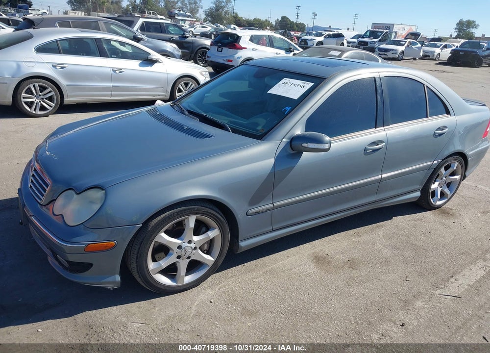 2007 MERCEDES-BENZ C 230 SPORT VIN: WDBRF52H07F862114