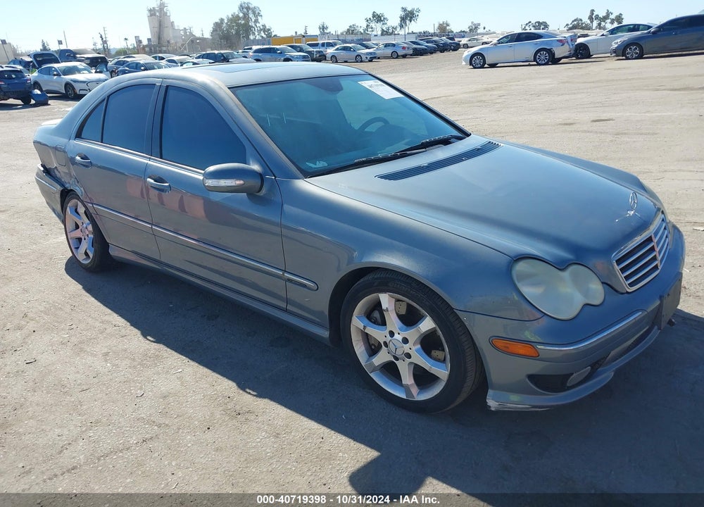 2007 MERCEDES-BENZ C 230 SPORT VIN: WDBRF52H07F862114