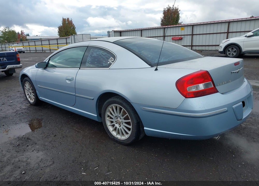 2003 CHRYSLER SEBRING LXI VIN: 4C3AG52H73E050808