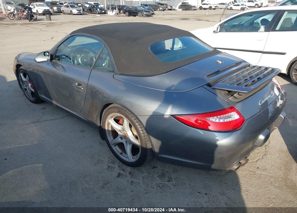 2009 PORSCHE 911 CARRERA S VIN: WP0CB299X9S756201