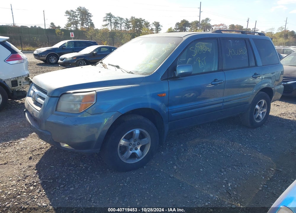 2006 HONDA PILOT EX VIN: 2HKYF18486H541372