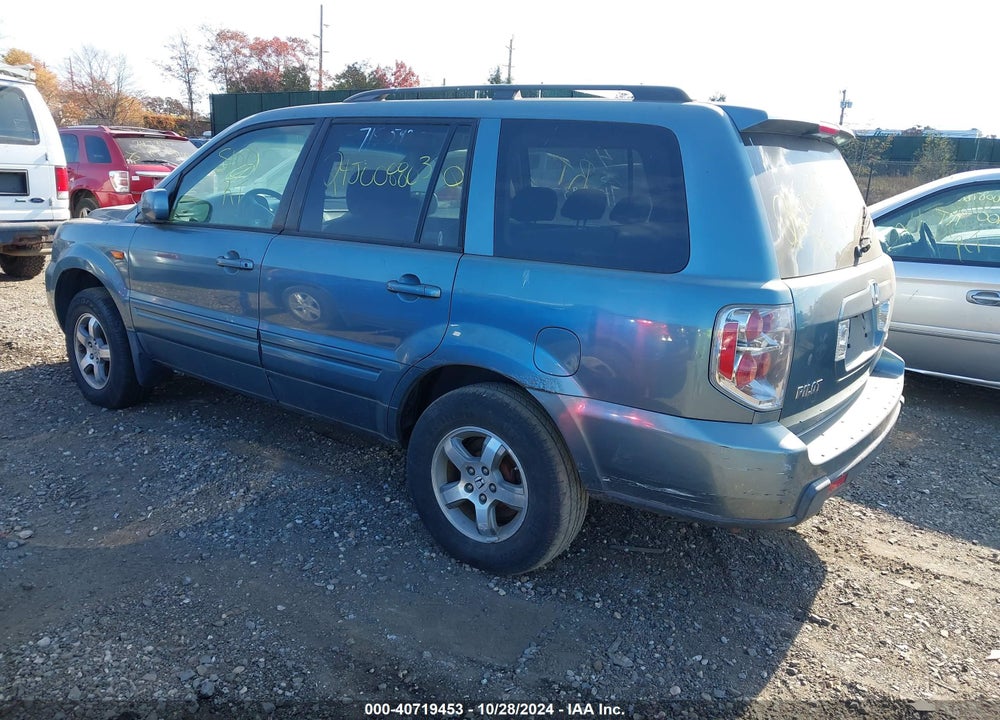 2006 HONDA PILOT EX VIN: 2HKYF18486H541372