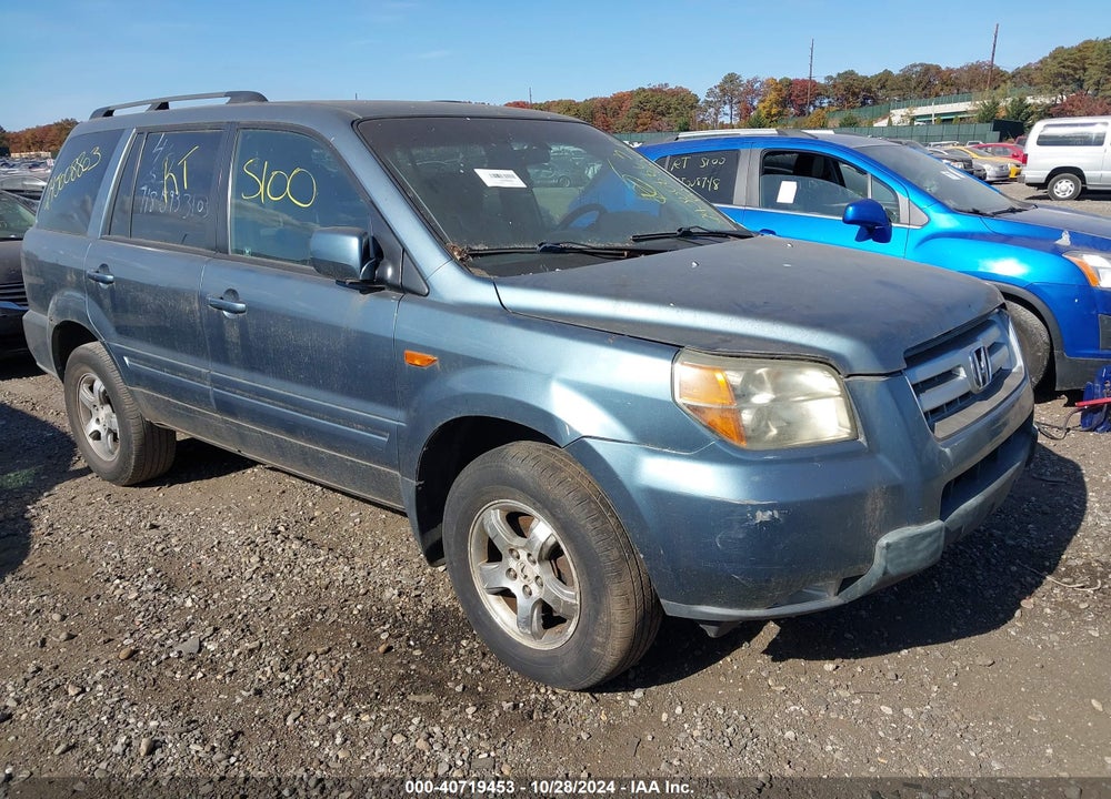 2006 HONDA PILOT EX VIN: 2HKYF18486H541372