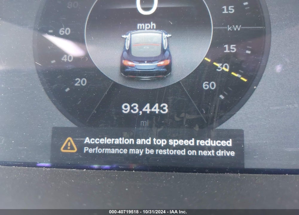 2013 TESLA MODEL S VIN: 5YJSA1CG0DFP09345