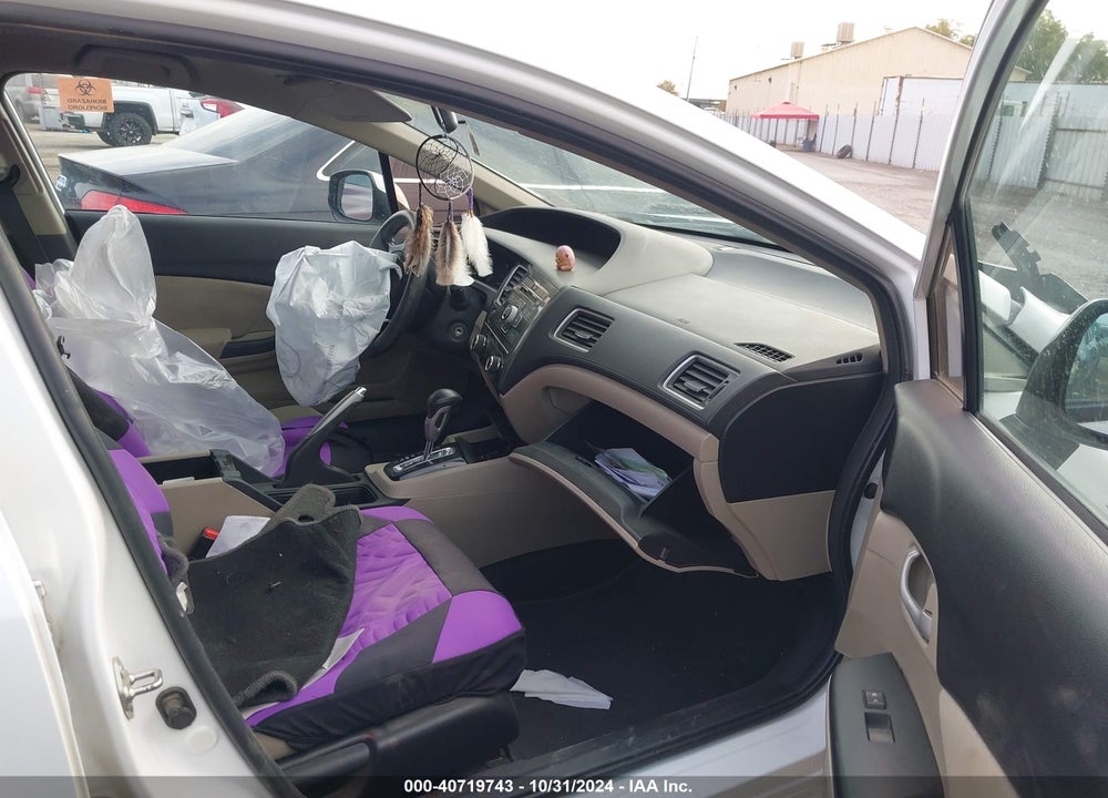 2013 HONDA CIVIC LX VIN: 19XFB2F51DE287610