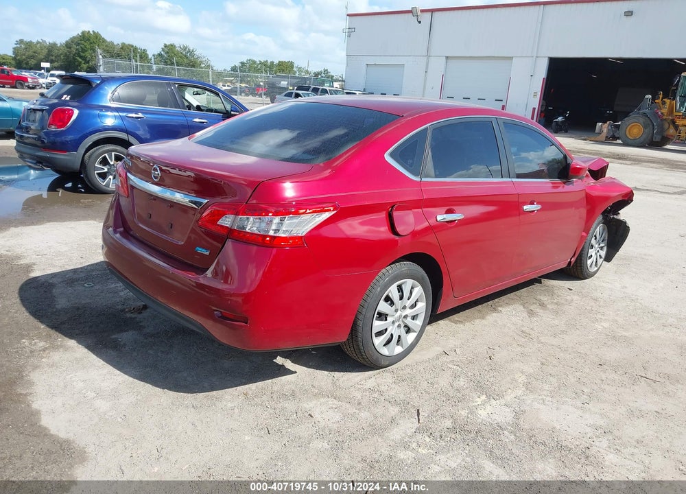 2014 NISSAN SENTRA S VIN: 3N1AB7AP4EY250327