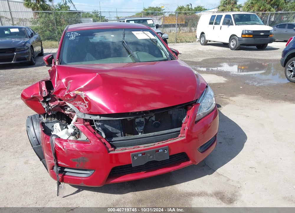 2014 NISSAN SENTRA S VIN: 3N1AB7AP4EY250327