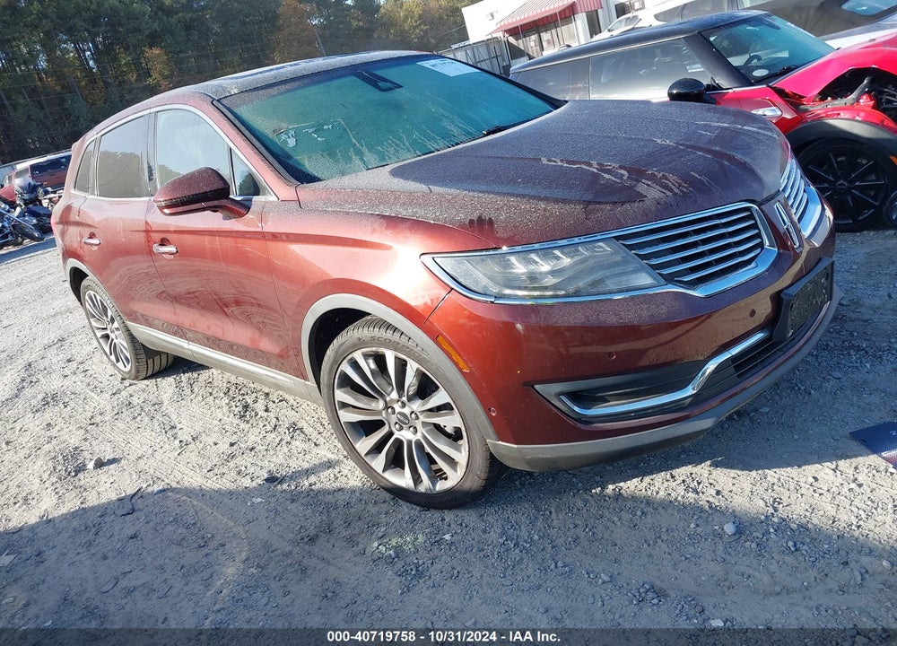 2016 LINCOLN MKX RESERVE VIN: 2LMPJ8LP4GBL36651
