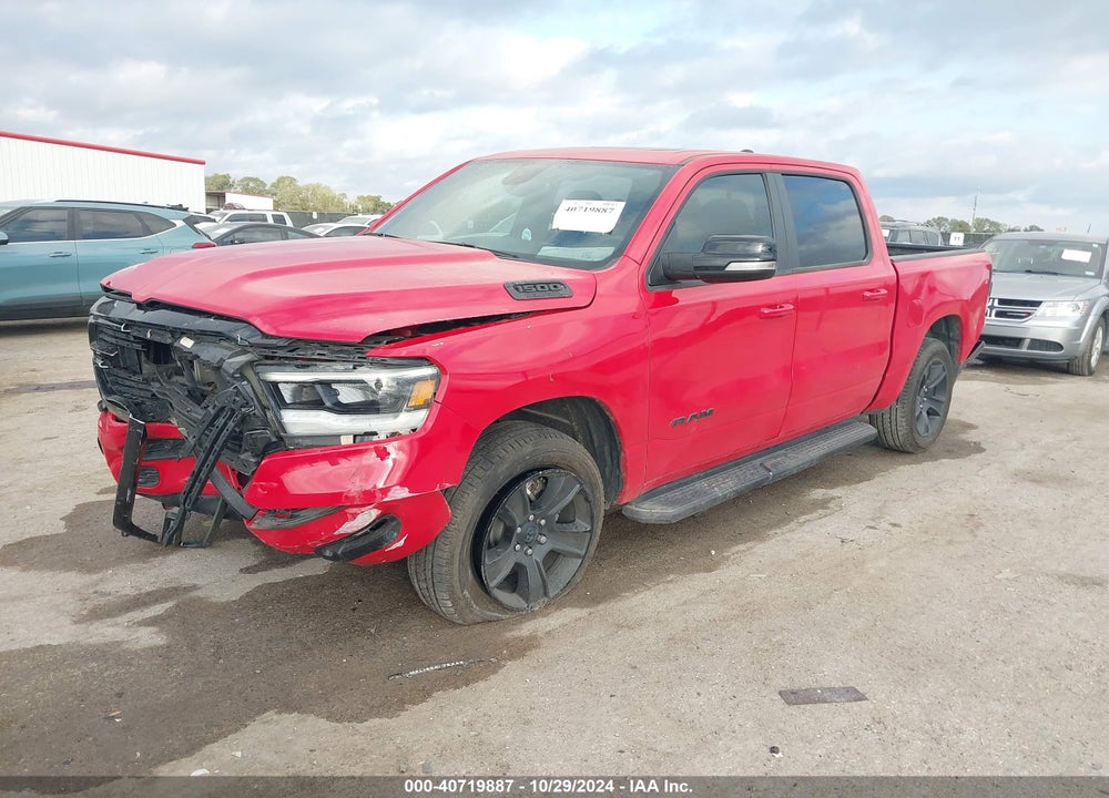 2021 RAM 1500 LONE STAR 4X4 5'7 BOX VIN: 1C6SRFFT1MN723634