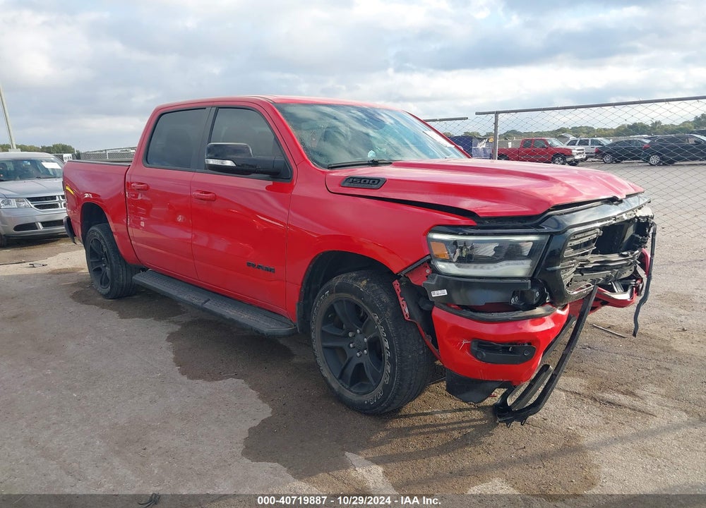 2021 RAM 1500 LONE STAR 4X4 5'7 BOX VIN: 1C6SRFFT1MN723634