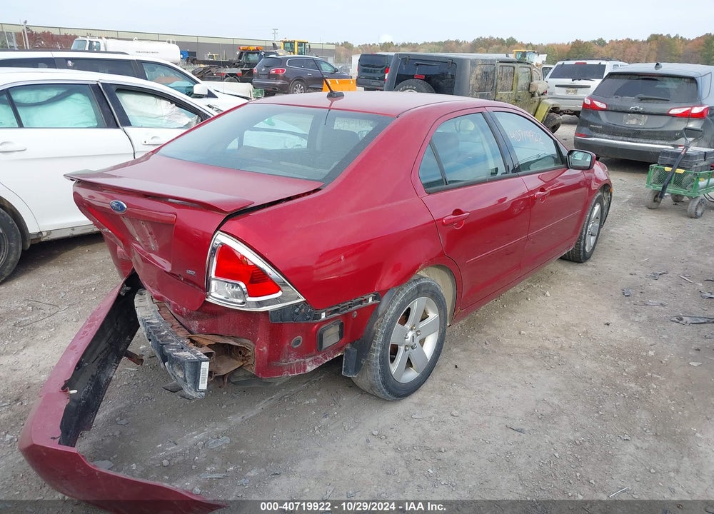 2008 FORD FUSION SE VIN: 3FAHP07Z48R152884