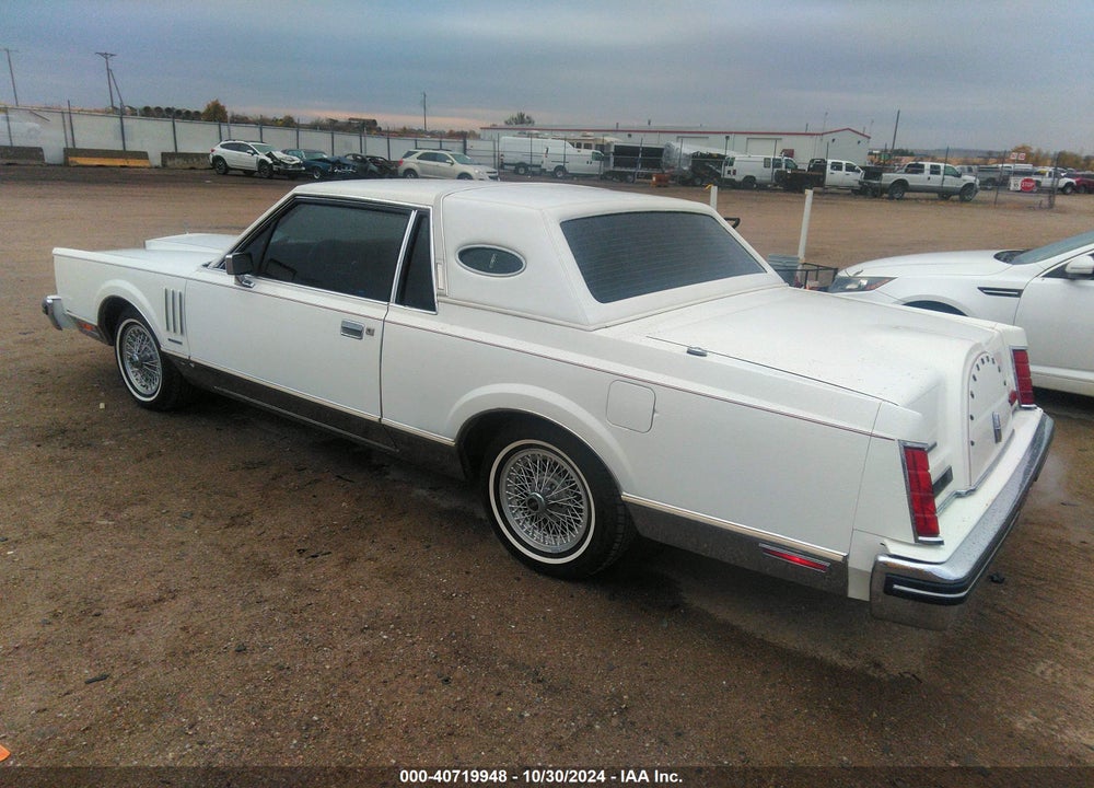 1983 LINCOLN MARK VI VIN: 1MRBP98F0DY685705