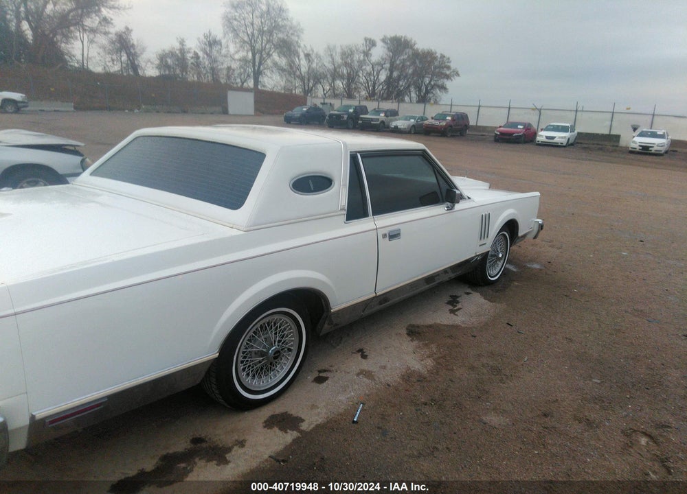 1983 LINCOLN MARK VI VIN: 1MRBP98F0DY685705