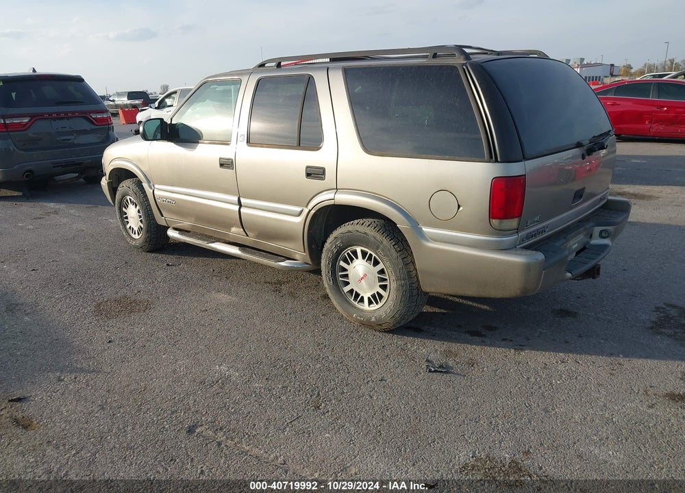 1999 GMC JIMMY VIN: 1GKDT13W4X2527380