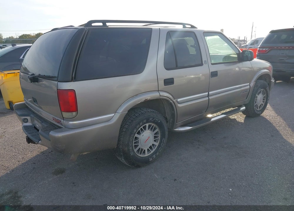 1999 GMC JIMMY VIN: 1GKDT13W4X2527380