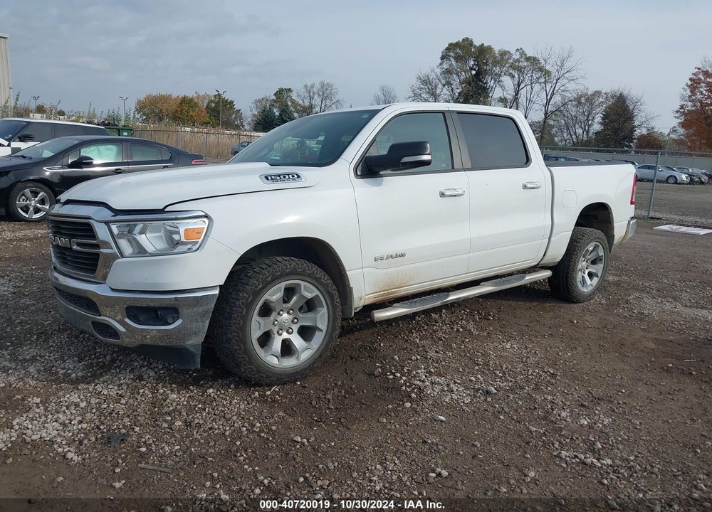 2019 RAM 1500 BIG HORN/LONE STAR 4X4 5'7 BOX VIN: 1C6SRFFT8KN873737