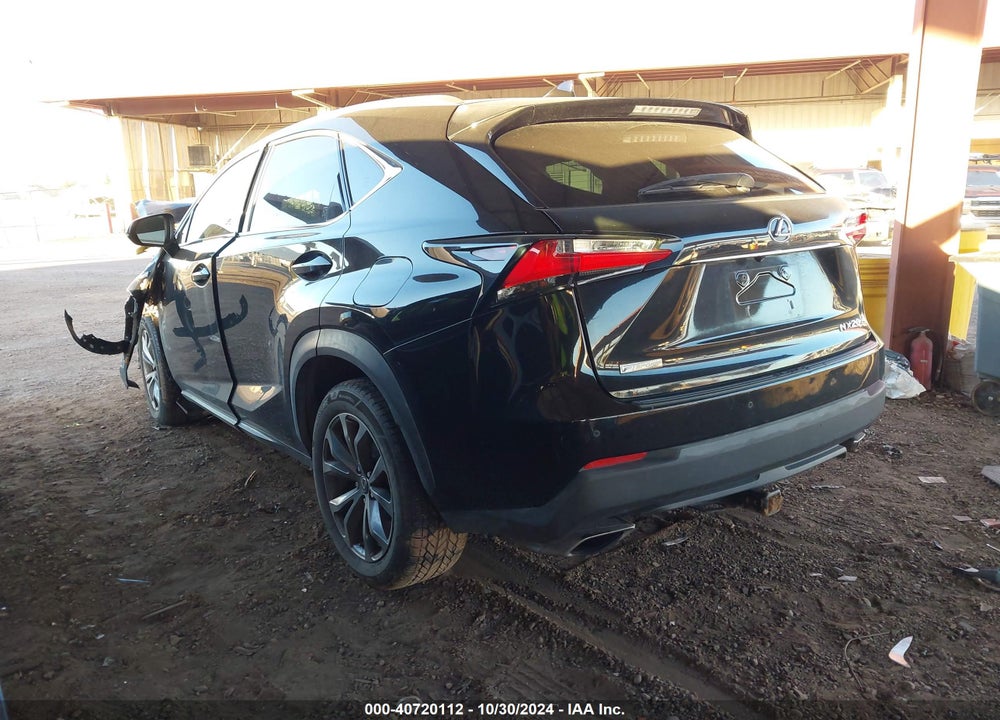 2015 LEXUS NX 200T F SPORT VIN: JTJYARBZ2F2010751