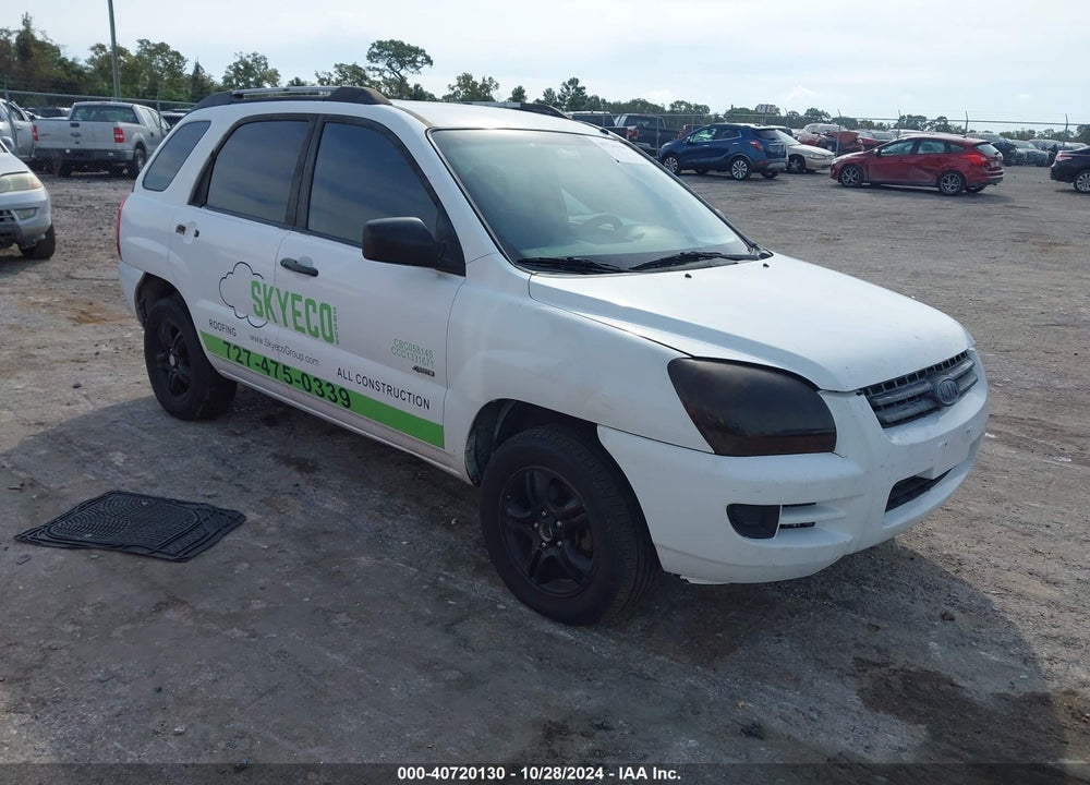 2007 KIA SPORTAGE LX V6 VIN: KNDJE723577354278
