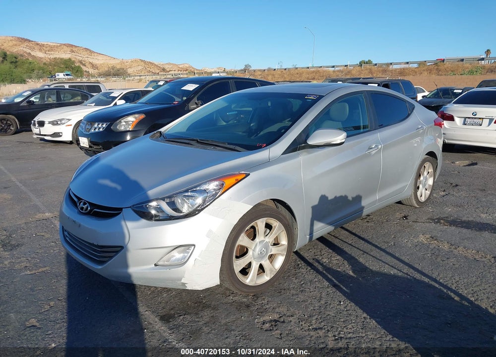2012 HYUNDAI ELANTRA LIMITED VIN: 5NPDH4AE8CH092686
