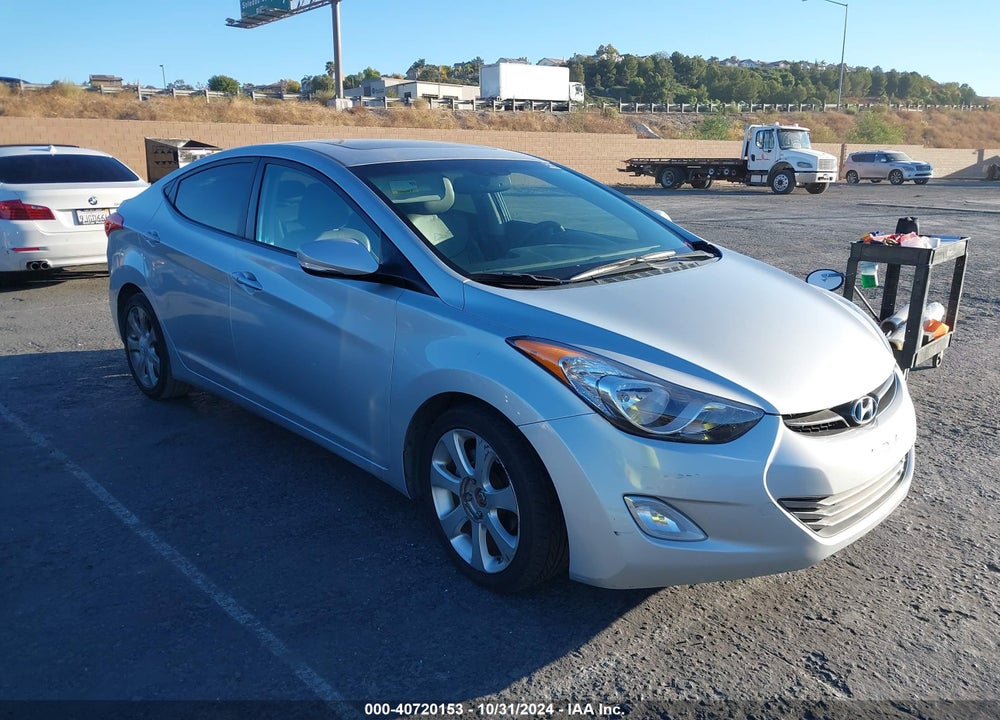 2012 HYUNDAI ELANTRA LIMITED VIN: 5NPDH4AE8CH092686