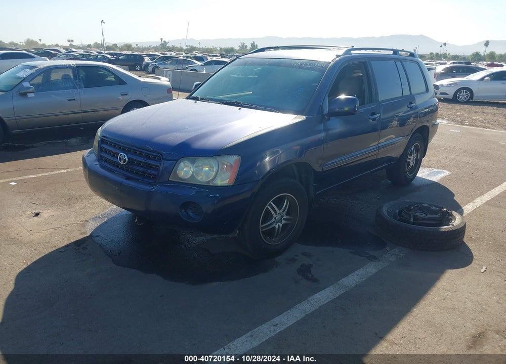 2003 TOYOTA HIGHLANDER V6 VIN: JTEGF21A630112088