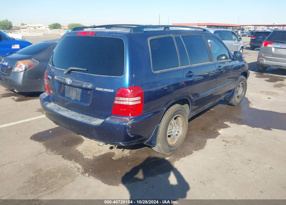 2003 TOYOTA HIGHLANDER V6 VIN: JTEGF21A630112088