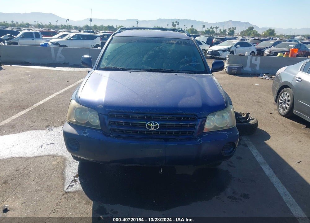 2003 TOYOTA HIGHLANDER V6 VIN: JTEGF21A630112088