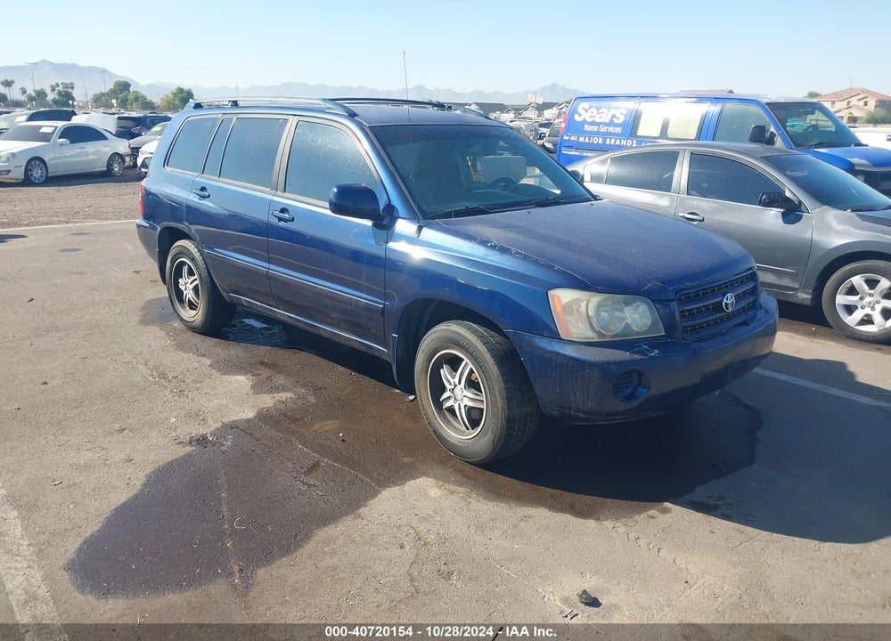 2003 TOYOTA HIGHLANDER V6 VIN: JTEGF21A630112088