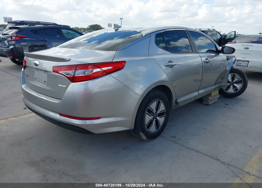 2013 KIA OPTIMA HYBRID LX VIN: KNAGM4AD3D5057469
