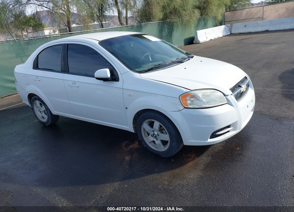 2007 CHEVROLET AVEO LT VIN: KL1TG56617B036867
