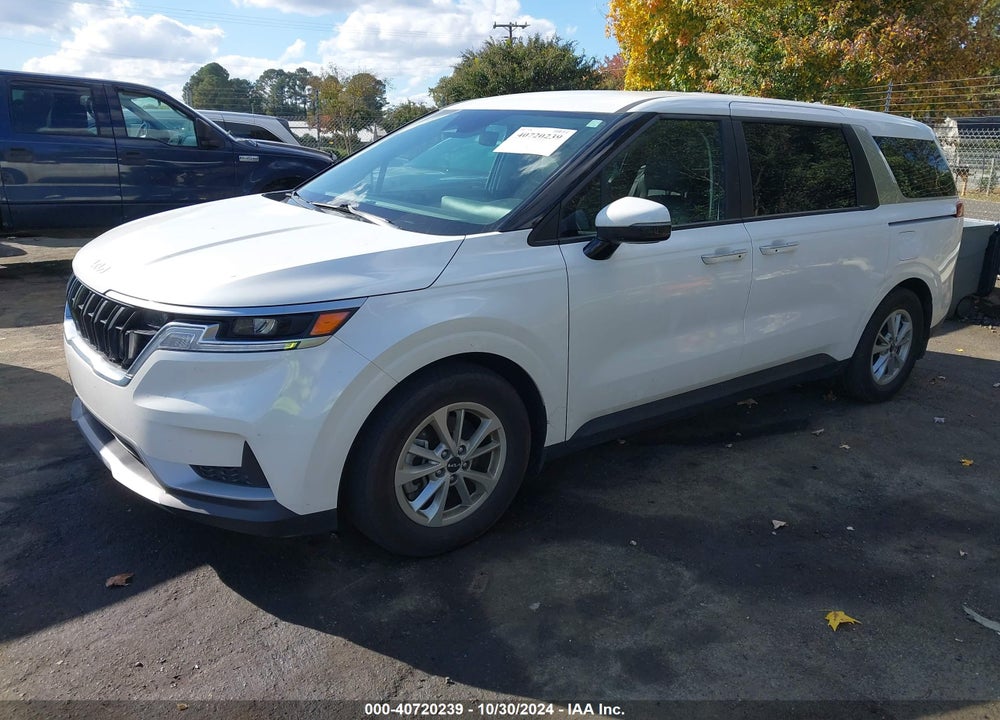 2022 KIA CARNIVAL MPV LX SEAT PACKAGE VIN: KNDNB4H32N6190622