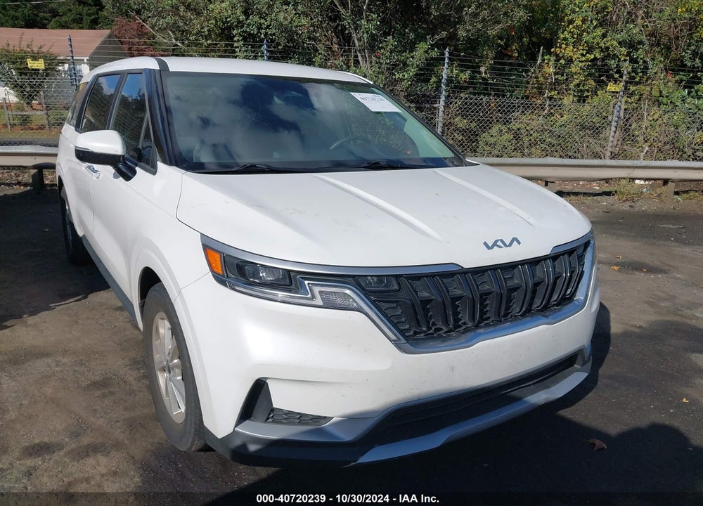 2022 KIA CARNIVAL MPV LX SEAT PACKAGE VIN: KNDNB4H32N6190622