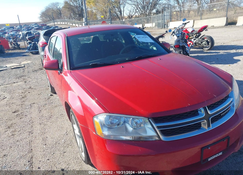 2011 DODGE AVENGER MAINSTREET VIN: 1B3BD1FG9BN555978