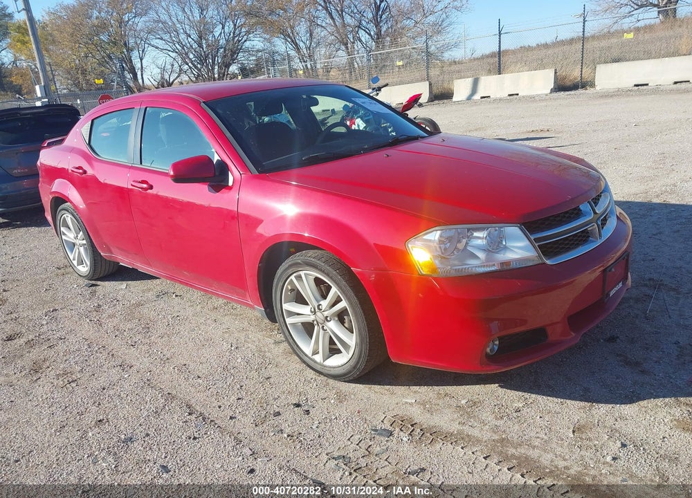 2011 DODGE AVENGER MAINSTREET VIN: 1B3BD1FG9BN555978