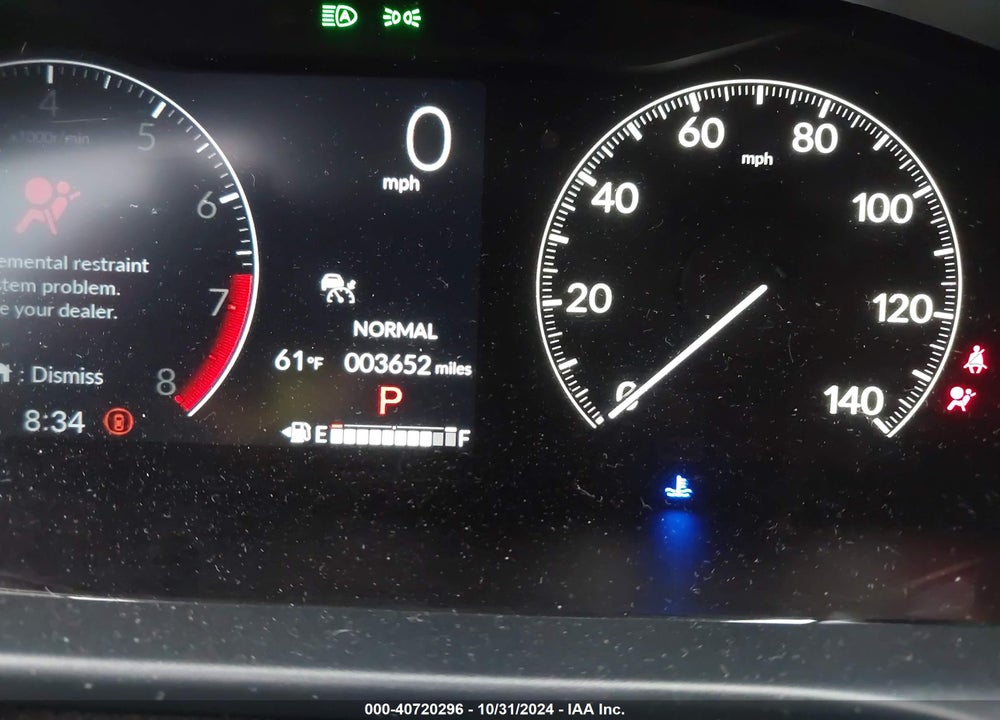 2024 HONDA HR-V AWD SPORT/AWD SPORT W/O BSI VIN: 3CZRZ2H56RM782561